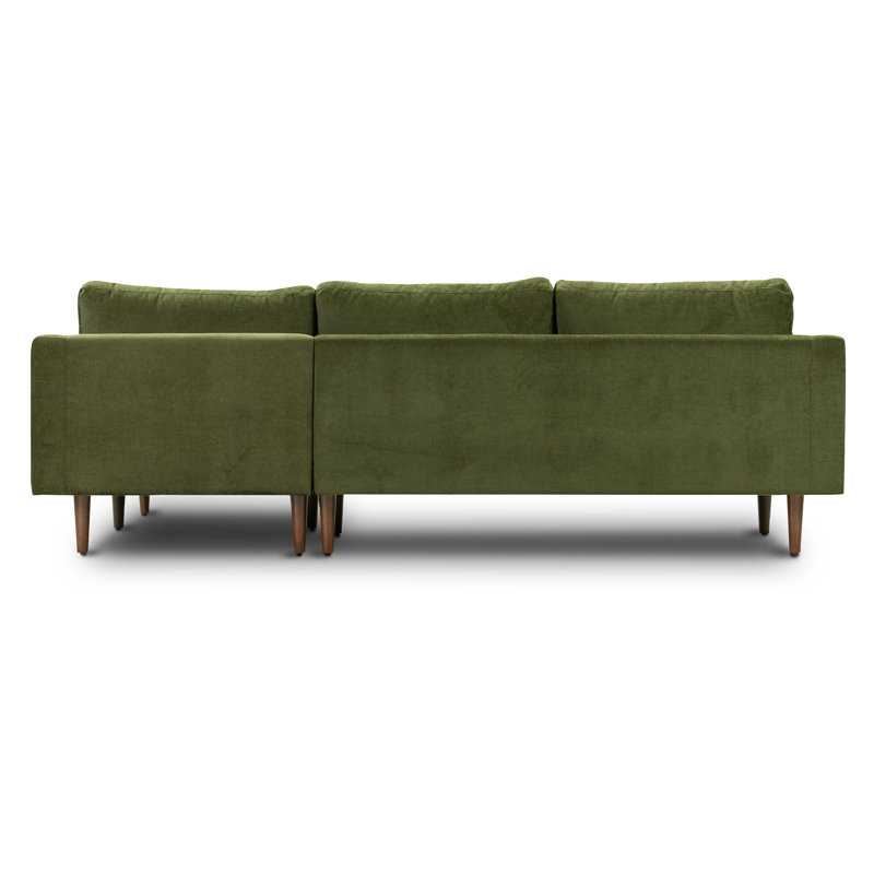 Steelside™ Bismarck Upholstered Sectional & Reviews Wayfair